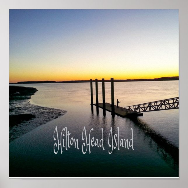 Poster Hilton Head Island Caroline du Sud (Devant)