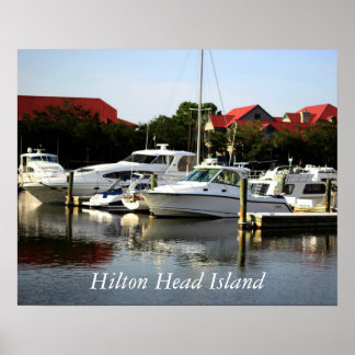 Poster Hilton Head Island Shelter Cove Marina