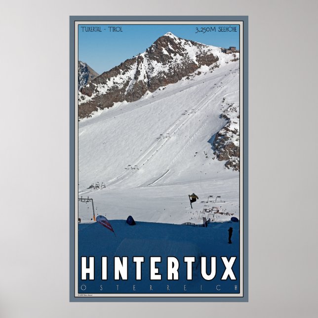 Poster Hintertux Big Air (Devant)