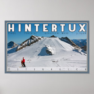 Poster Hintertux - la baguette Gefrorene