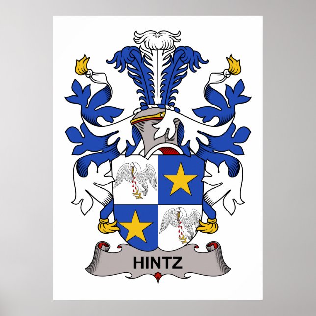Poster Hintz Family Crest (Devant)