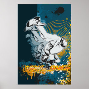 Poster Hip hop, Steet-dance, Breakdancer