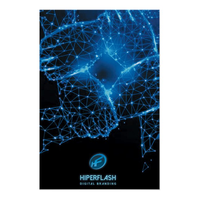 Poster Hiperflash - Digital Branding (Quadro de parede) (Devant)