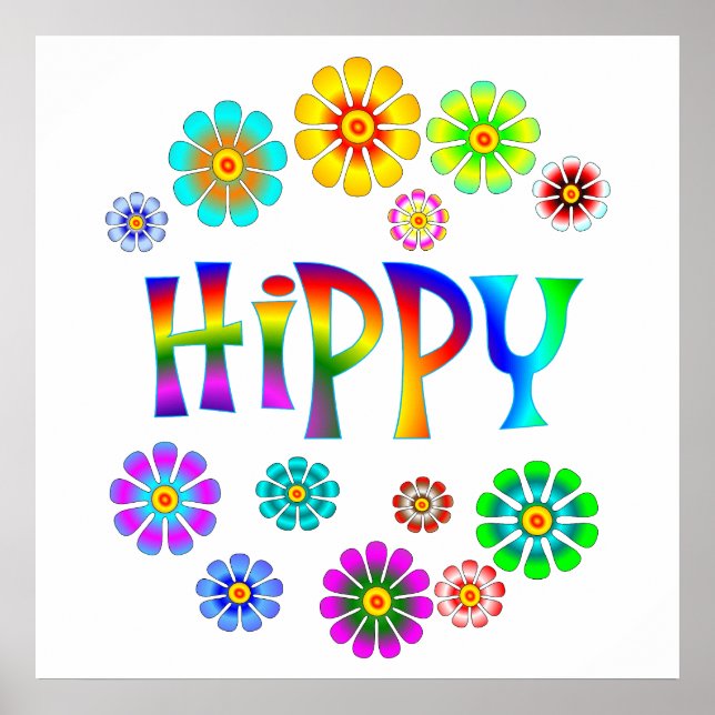 POSTER HIPPIE (Devant)