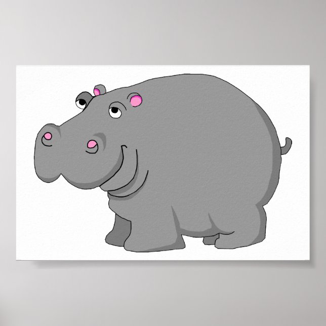 Poster hippo (Devant)