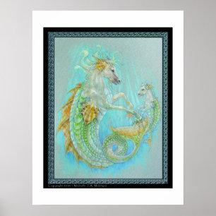 Poster Hippocampe (Dragon à cheval)