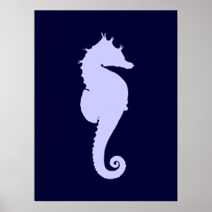 Poster Hippocampe Perwinkle
