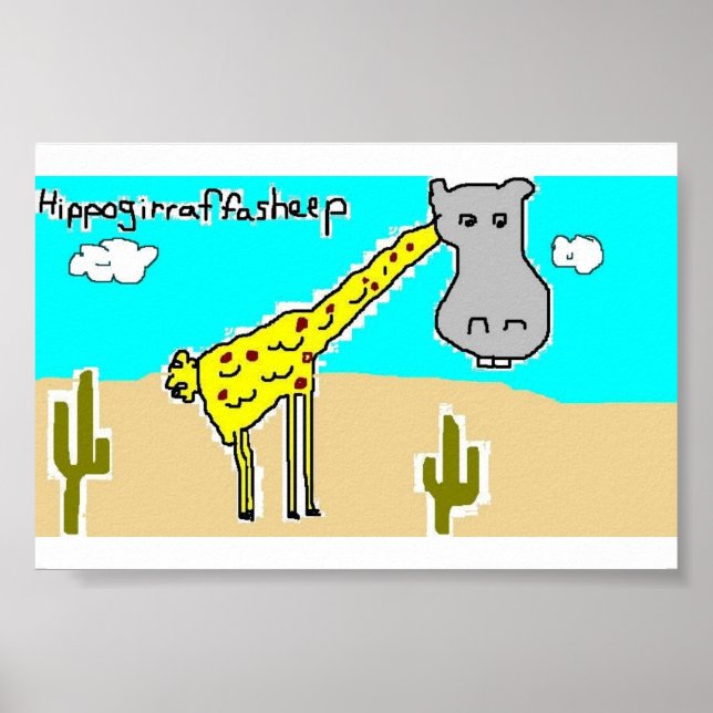 Poster Hippogiraffasheep (Devant)