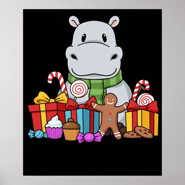 Poster Hippopotamus Venin Kids Hippo (Devant)