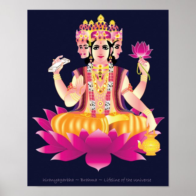 Poster hiranyaGarbha ~ Brahma ~ Lifeline de l'Univers (Devant)