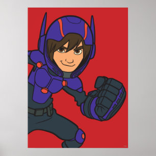 Poster Hiro Hamada Purple