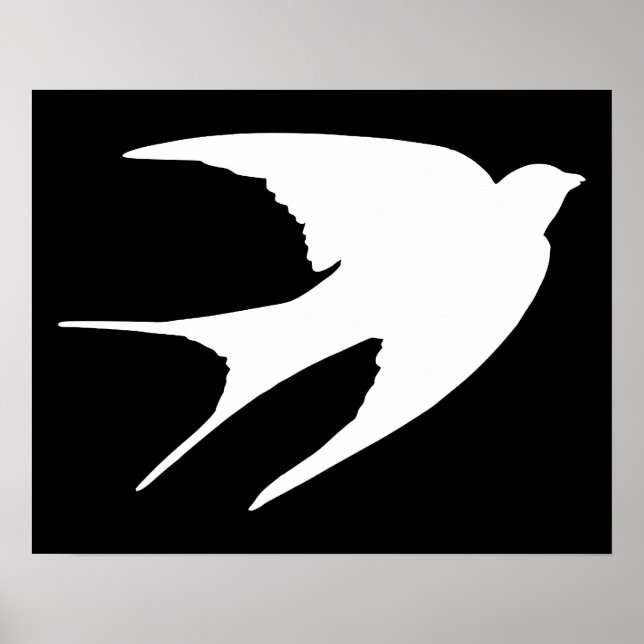 Poster Hirondelle à la grange (Devant)