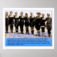 Histoire, Balnéaire, maillots de bain en 1920