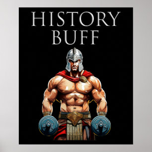 Poster Histoire Buff Roman Centurion