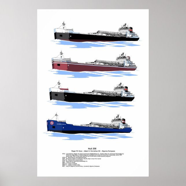 Poster Histoire de la boussole des Grands Lacs (Devant)