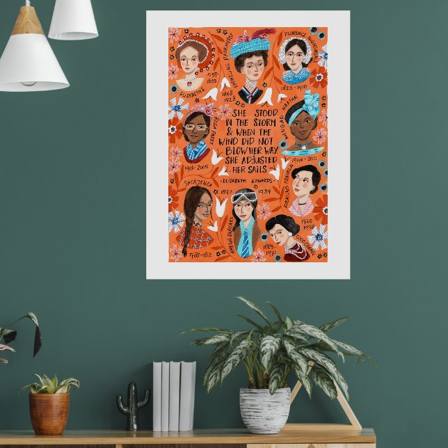 Poster Histoire de la Journée internationale de la femme  (Salon 1)