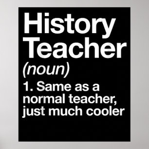 Poster Histoire Définition de l'enseignant Retour école P