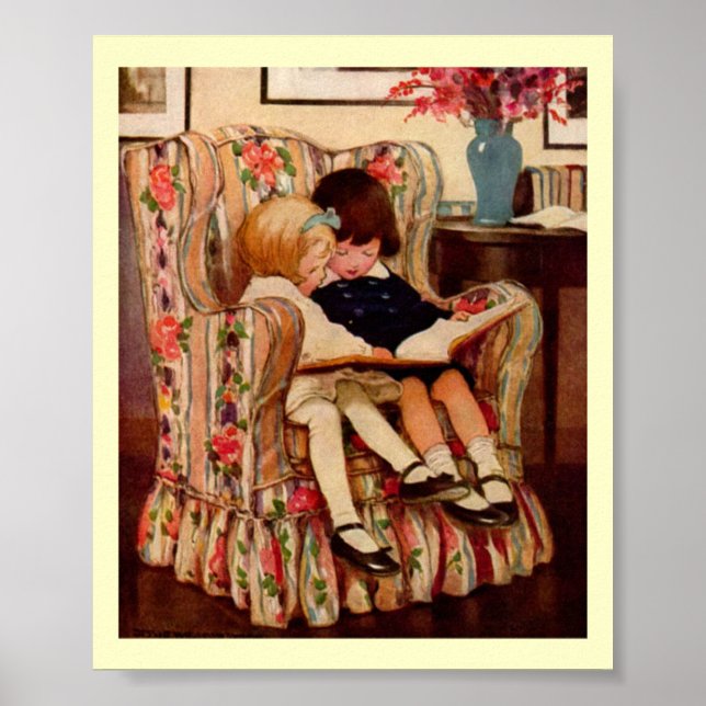 Poster Histoire des enfants victoriens Livre Art (Devant)