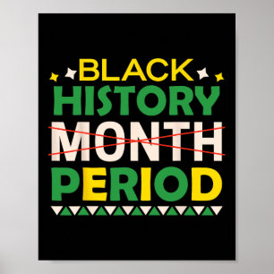 Poster Histoire des Noirs Mois Période Histoire des Noirs
