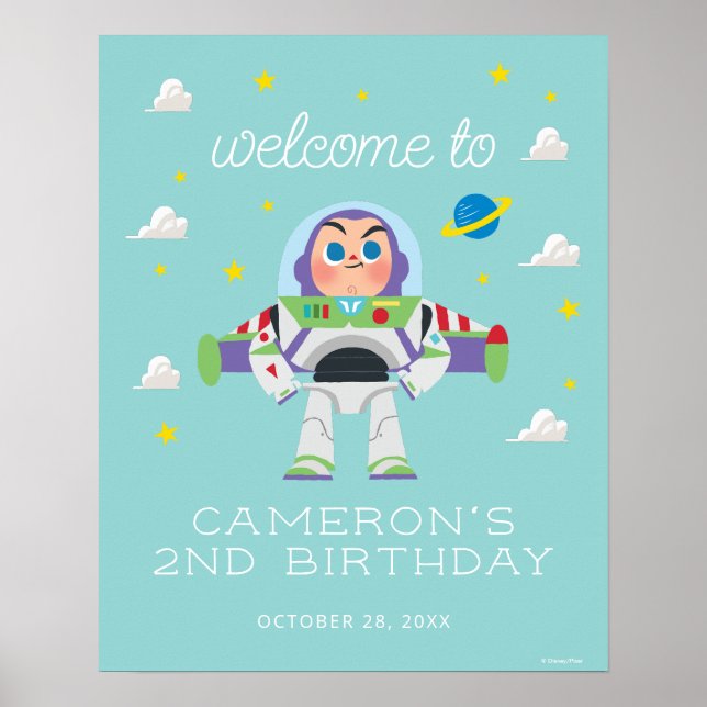 Poster Histoire du jouet | Buzz Anniversaire de la lumièr (Devant)