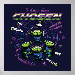 Poster Histoire du jouet   Retro "J'Ai Été Choisi" Aliens
