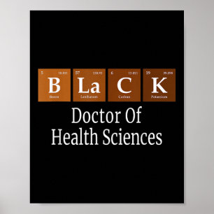 Poster Histoire Noire Dhsc Sciences de la Santé Diplômé J