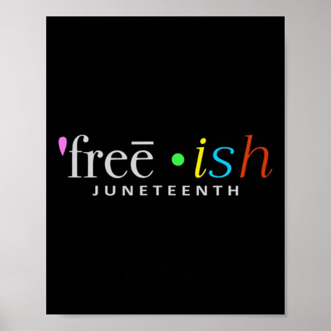 Poster Histoire noire Freeish JunetDix Fun S (Devant)