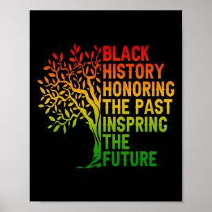 Poster Histoire noire Hommage au passé Fierté africaine B