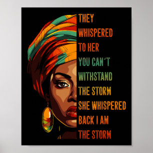 Poster Histoire noire Mois Patrimoine Culture Afro-Améric