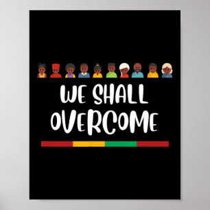 Poster Histoire Noire Nous Allons Surmonter Les Droits Ci