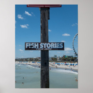 Poster Histoires De Poissons Racontées Ici