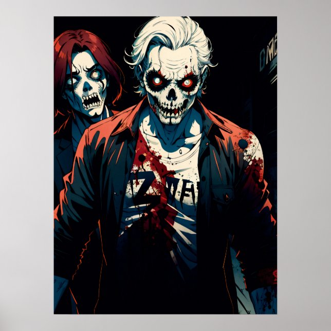 Poster Histoires du royaume zombie (Devant)