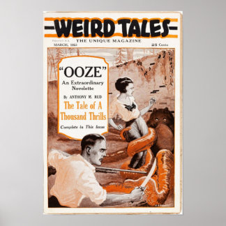 Poster Histoires étranges Ooze Premier numéro
