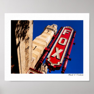 Poster Historic Fox Theater à Atlanta en Géorgie - Petit