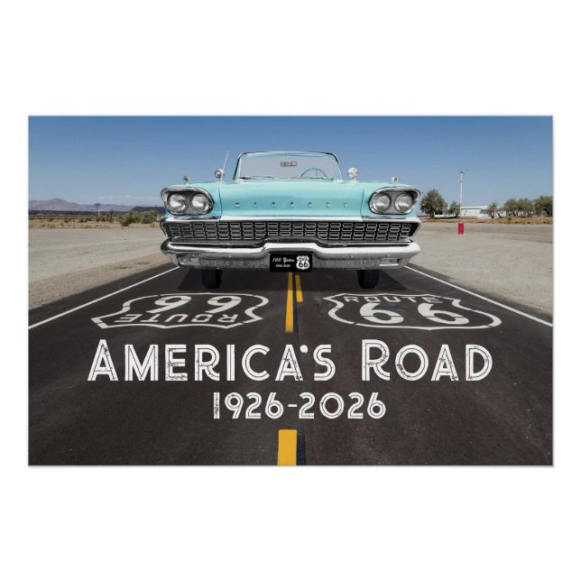 Poster Historic Route 66 Centennial (Devant)