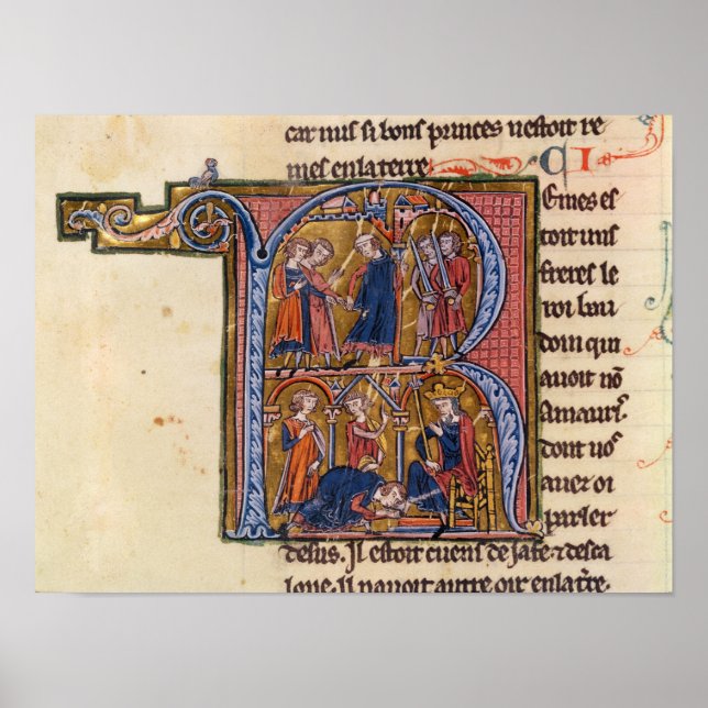 Poster Historié 'R' initial représentant le sultan (Devant)