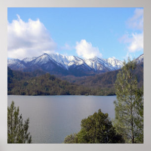 Poster Hiver au lac Whiskeytown...