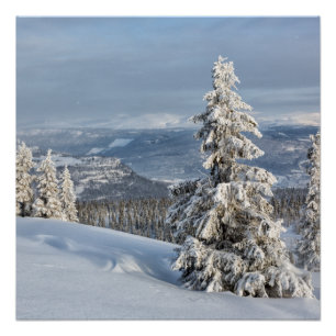 Poster Hiver en Norvège