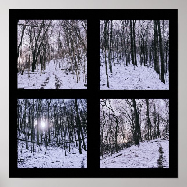 Poster Hiver en quatre scènes (Devant)