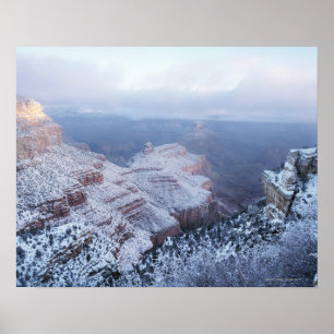 Poster Hiver sur la Rive Sud, Grand Canyon National