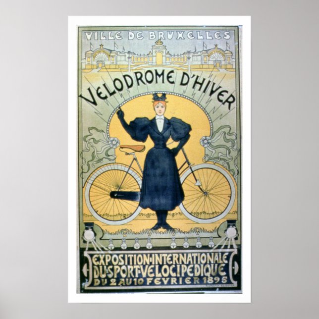 Poster "Hivernal Cycle Racing Track", Exposition internat (Devant)