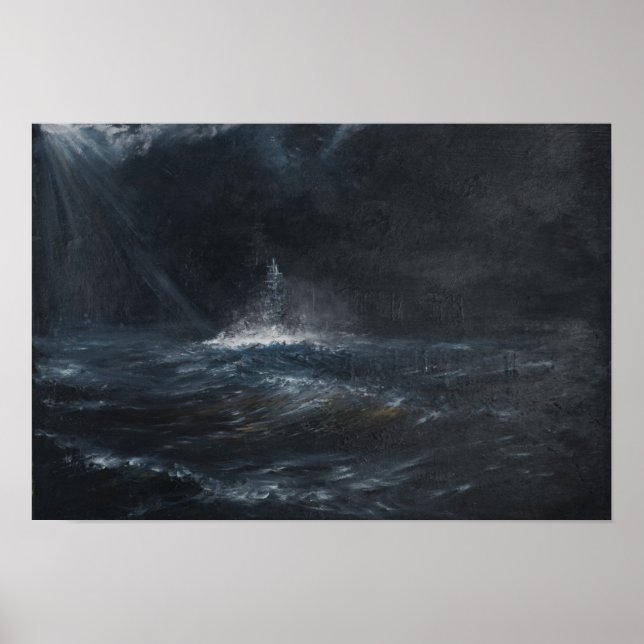 Poster HMS Duke de York 1943 2014 (Devant)