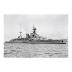 Poster HMS Hood 16,5 po x 11 po