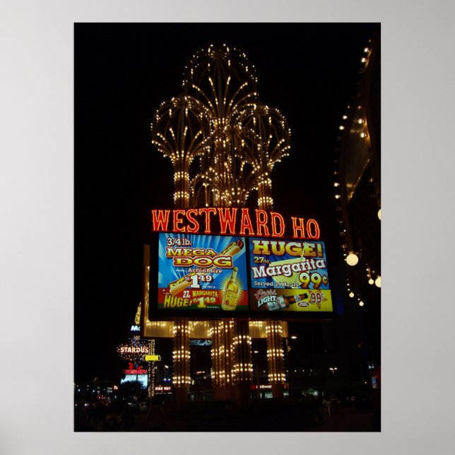 Poster Ho Las Vegas Ouest Imprimer l'affiche (Devant)