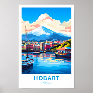 Poster Hobart Australia Travel Print