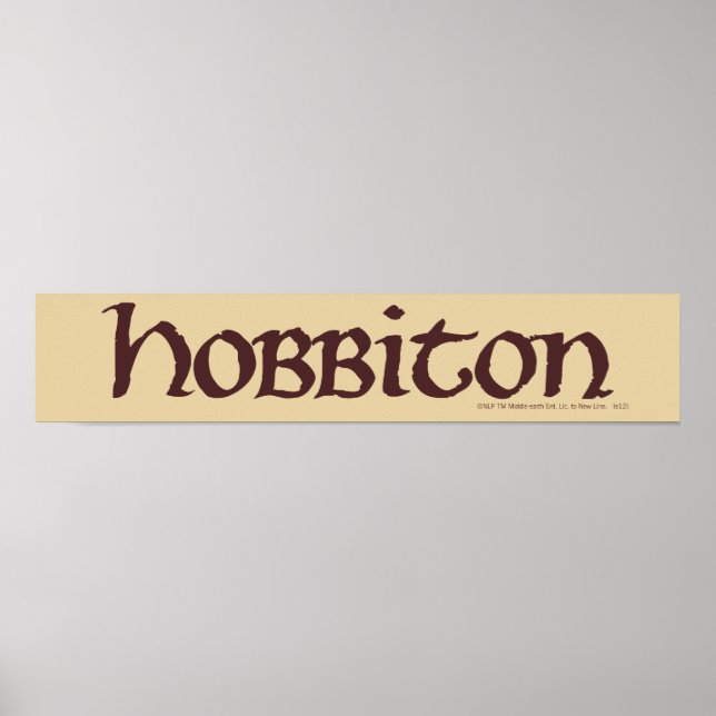 Poster HOBBITON™ Solide (Devant)
