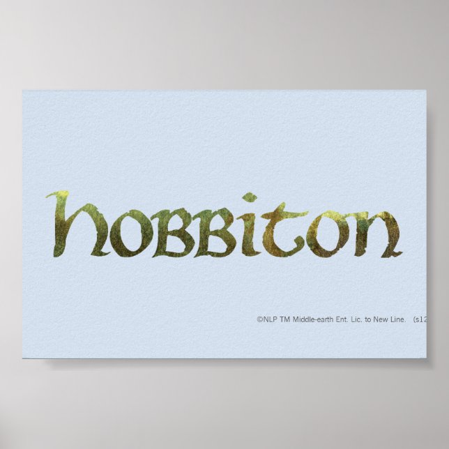 Poster HOBBITON™ Texté (Devant)