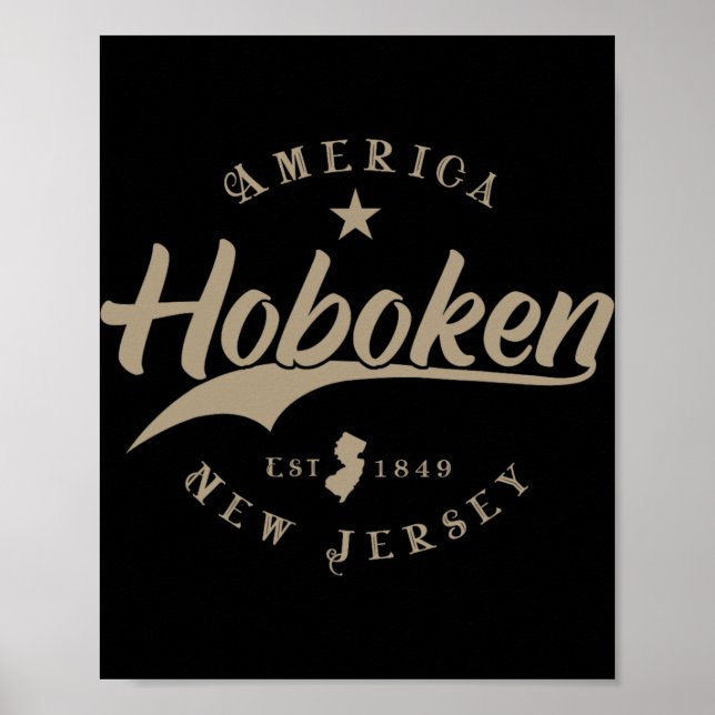 Poster Hoboken New Jersey  (Devant)