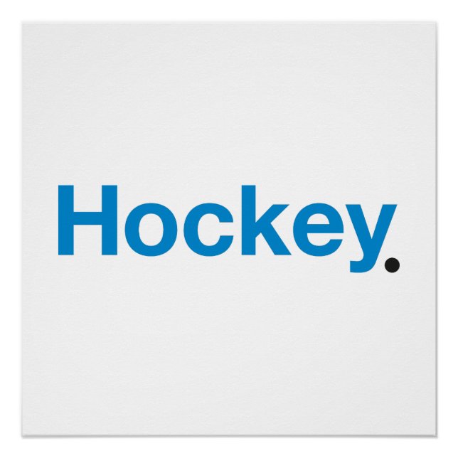 Poster Hockey (Devant)