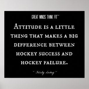 Poster Hockey avec attitude 005